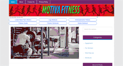Desktop Screenshot of motivafitness.com